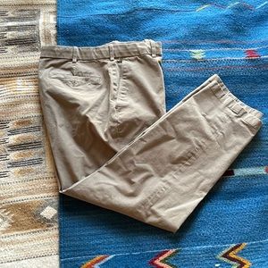 Khaki Uniqlo Kando Stretch Ankle Pant 33-36